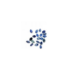 Lot 5 saphirs marquises 0.25 cts