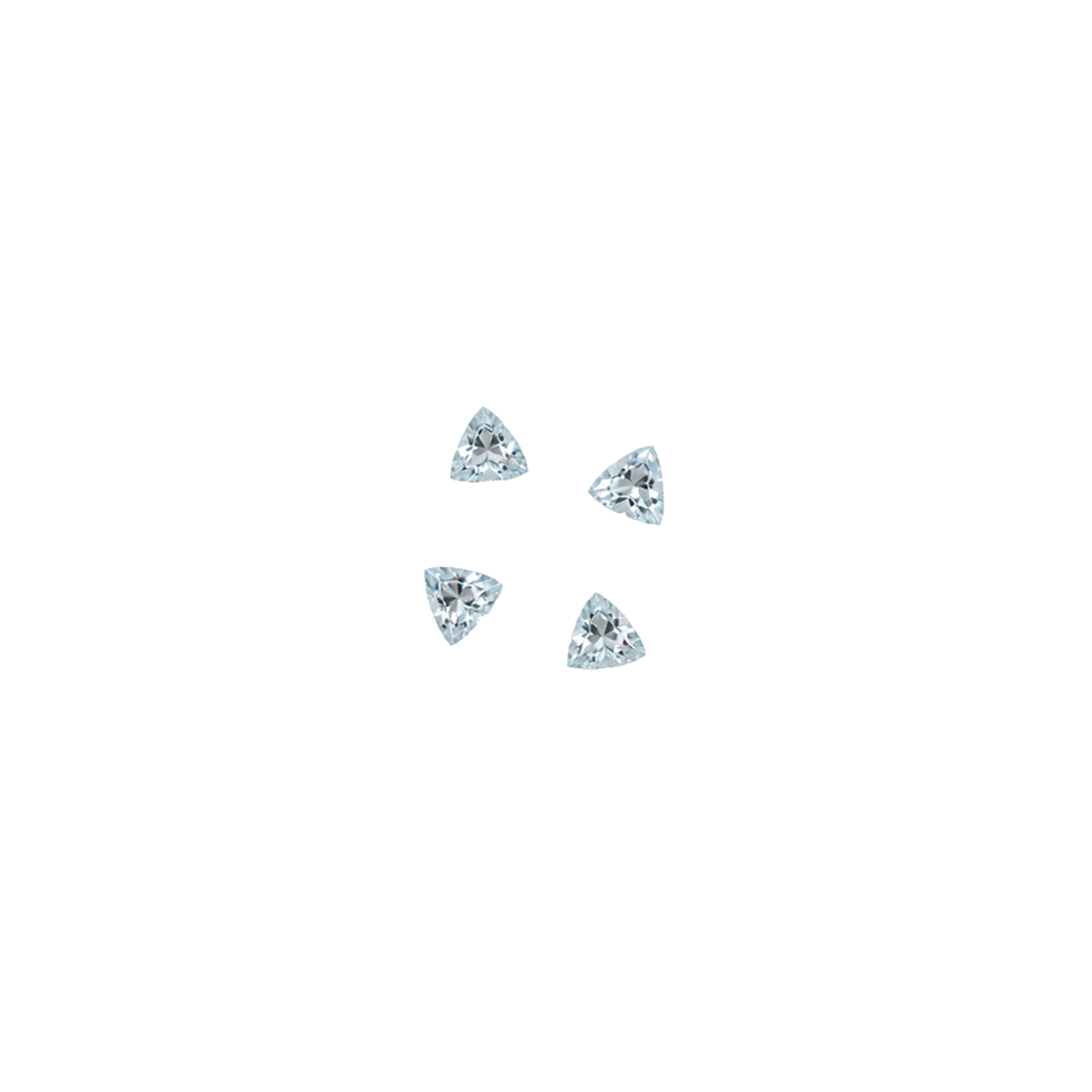 Aigue-marine naturelle – 4-4,5 mm – Riviera Gems
