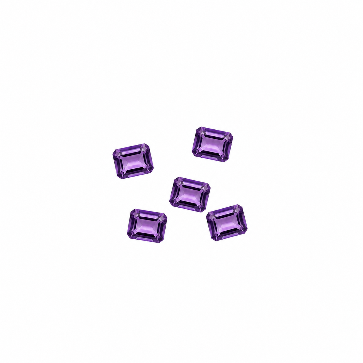 Améthyste naturelle – 7x7 mm – Riviera Gems
