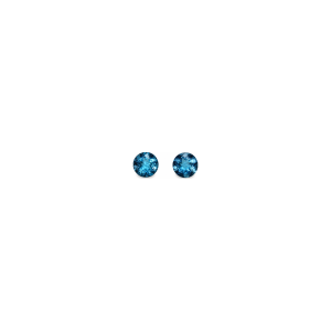 Topaze bleue naturelle – 4 mm – Riviera Gems
